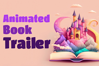 create children book promotion with page flip