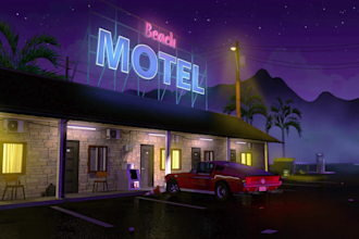 draw 2d retro 128px pixel art lofi loop pixel animation animated gif music video