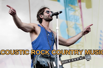 compose and record acoustic guitar for your country rock music
