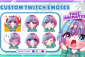 draw twitch emotes animated emotes for stream