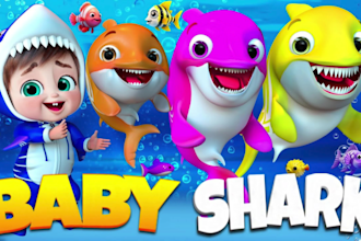 do baby shark, nursery rhymes and kids educational learning video for youtube