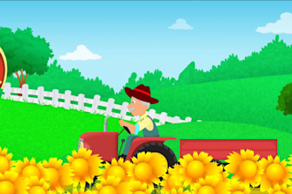 create 2d animation nursery rhymes and story video