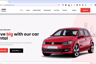 build a vehicle booking app for a car rental system
