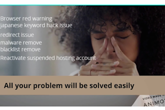 remove website browser red warning, blacklist remove,wordpress malware