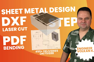 do sheet metal design and dxf for laser in solidworks
