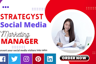 be your social media manager and content creator