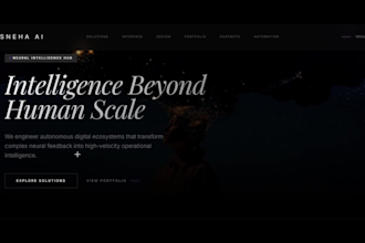 create ai generated business website
