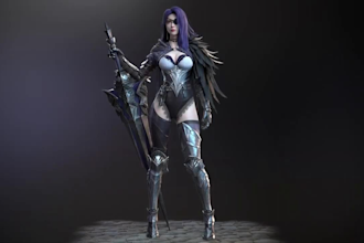 do 3d character modeling game design 3d render animation for ue5 game unity game