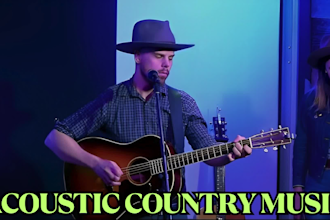 write and record authentic country music with acoustic and vocals