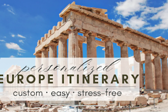 create a custom europe travel itinerary
