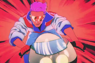 2d cgi vfx animated film, 2d short film, 2d anime fighting video, 2d vfx blender