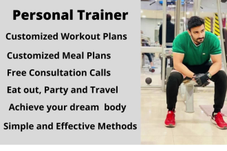 be your online personal trainer, fitness coach, fat to fit exercise diet planner
