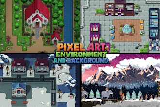 design tileset godot pixel art environment topdown map rpg maker game background