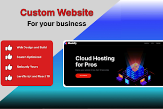 create you a search engine optimized business website