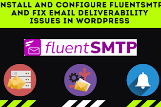 install and configure fluent SMTP in wordpress