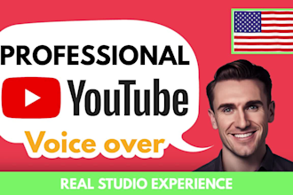 record a professional cash cow male youtube voice over