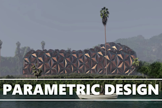 design parametric structure, installation and pavilions