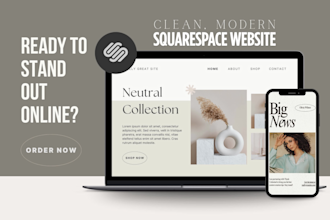 build squarespace website, redesign squarespace, website development squarespace
