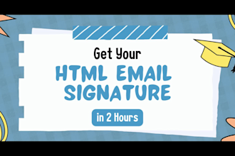 create email signature HTML, clickable HTML email signature