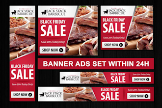 design affiliate, adwords web banner ads set within 24h