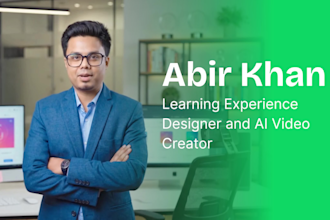 create animated explainer video for elearning course