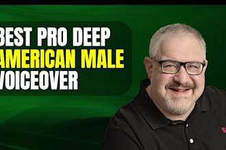 record an american male voice over