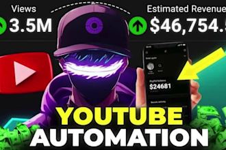 setup youtube automation channel business and create cash cow videos