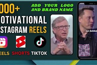 create motivational instagram reels, youtube shorts, motivational tiktok videos