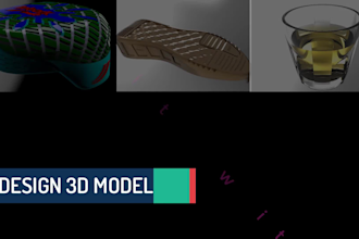 create a custom 3d model design for printing