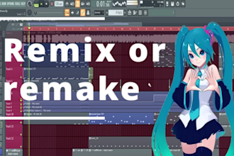 remix or remake an instrumental for you