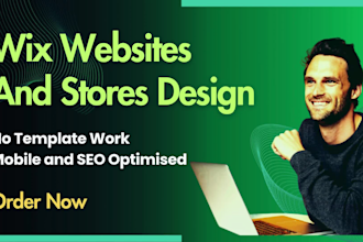design or redesign a modern wix website or wix ecommerce store