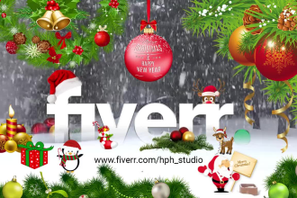 make a christmas makeover to your logo banner