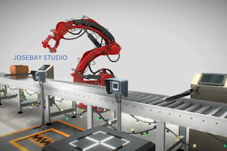 create 3d industrial animation 3d factory animation 3d manufacturing animation