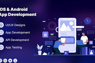 do mobile app development, ios app, android app creation, flutter app dev