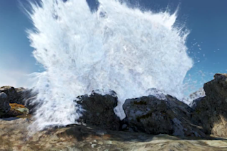 do 3d water simulation 3d fluid simulation, 3d water splash simulation 3d model