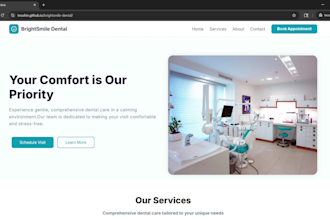 build a custom website for your dental clinic