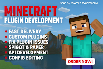 develop minecraft plugins and server setup