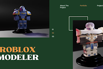 make roblox models for the game