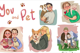 draw you with your pet