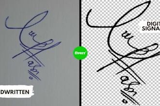 create high quality digital signatures in 1 hour only in ps