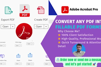 convert fillable pdf forms and design fillable pdf form
