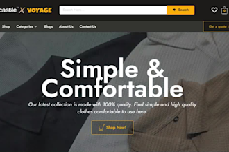 create  clothing, beauty salon, boutique , fashion website