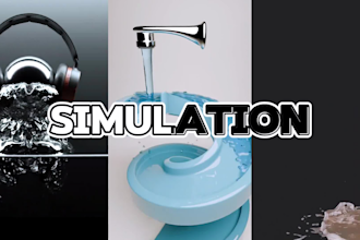 create cinematic 3d water simulation water simulation 3d product animation cgi