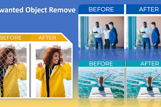 remove or add unwanted object, parson, people, fence, text from image