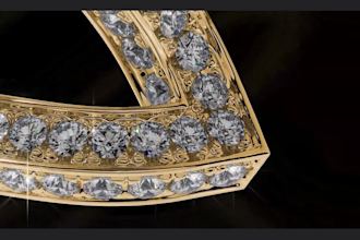 do 3d jewelry pendant grillz chain watch ring model animation jewelry cad design