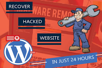 recover fix wordpress hacked website and remove malware error