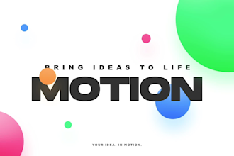 create professional motion graphics for your video