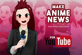 make anime news update for youtube