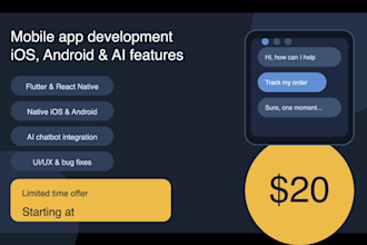 fix bugs or add features to your existing android, IOS or flutter app