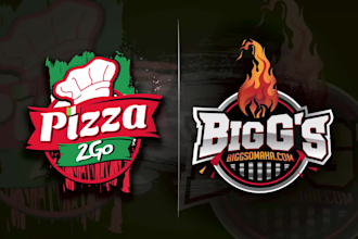 do restaurant, fast food truck, pizza, cuisine, bbq, catering, food logo design